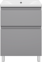 Misty Тумба под раковину Лаки 60 серая