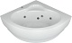 Aquatek Акриловая ванна Калипсо 146х146 с гидромассажем – фотография-6