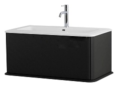 Cezares Тумба с раковиной Idra 100 55807 nero opaco раковина 50264