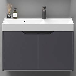 Ceruttispa Мебель для ванной Maiella 60 подвесная серая – фотография-5